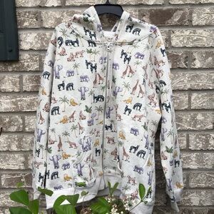 🐲💙 SM Wardrobe Safari Animal Print  Hoodie Sweatshirt